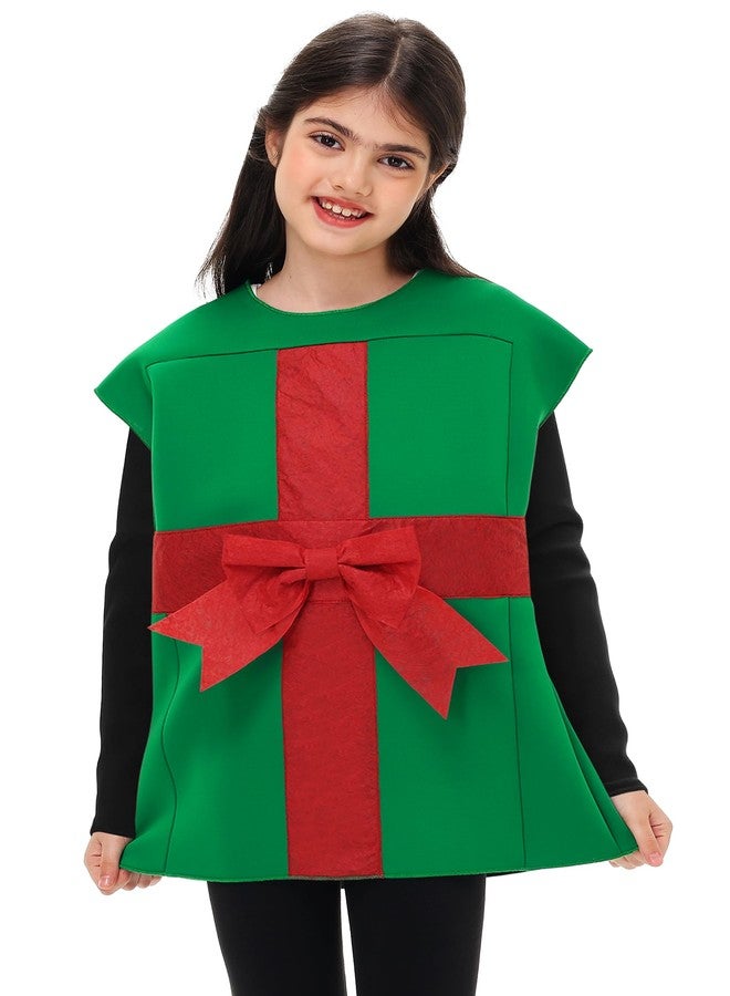 AOBUTE Girls Boys Christmas Gift Boxes Xmas Cosplay Dress Outfit Theme Parties Sleeveless Dress Top L - Image 5